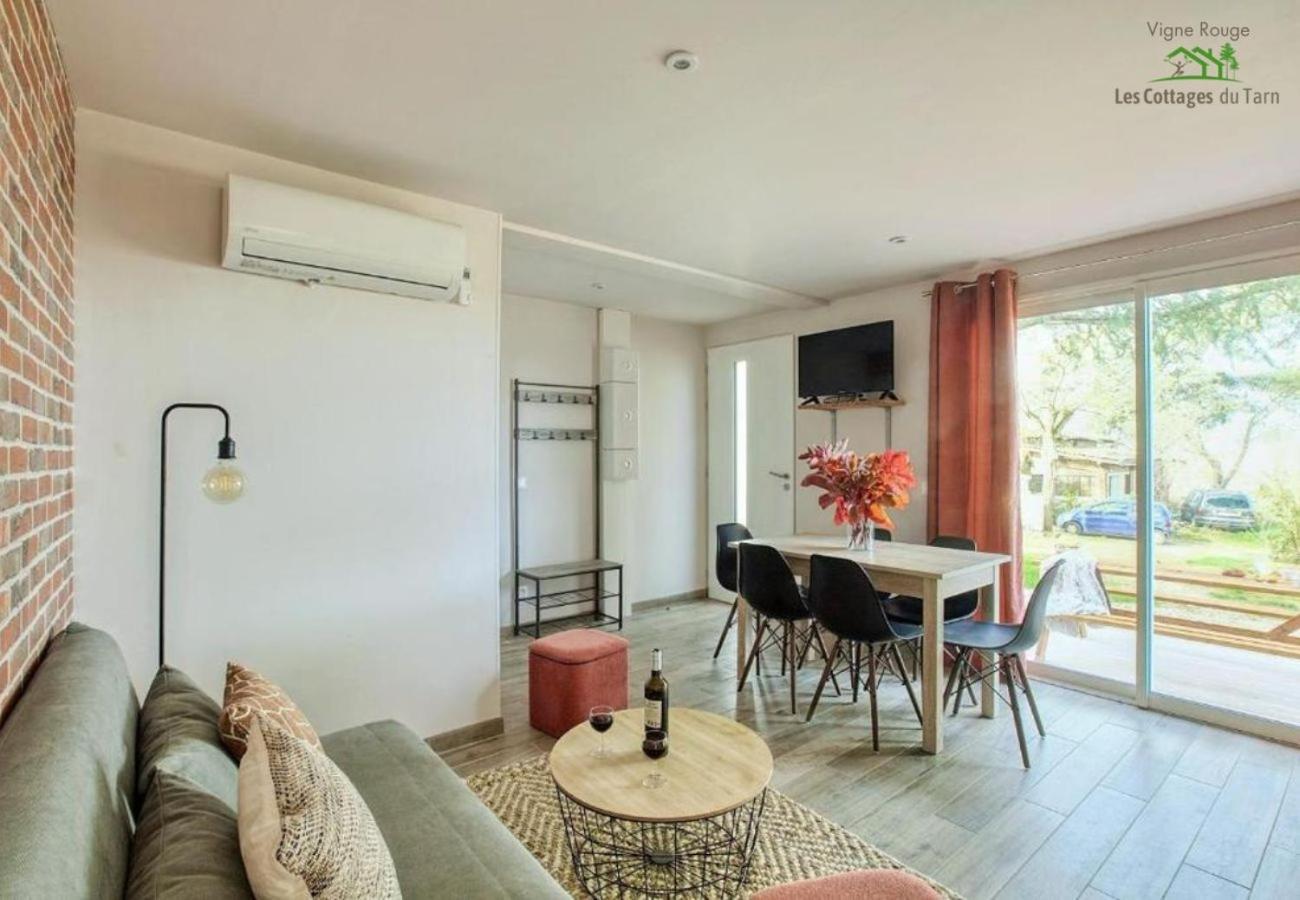 Le Cottage Nature Vigne Rouge Sauna Gaillac Entre Albi-Toulouse & Les Cottages Du Tarn Brens  Dış mekan fotoğraf